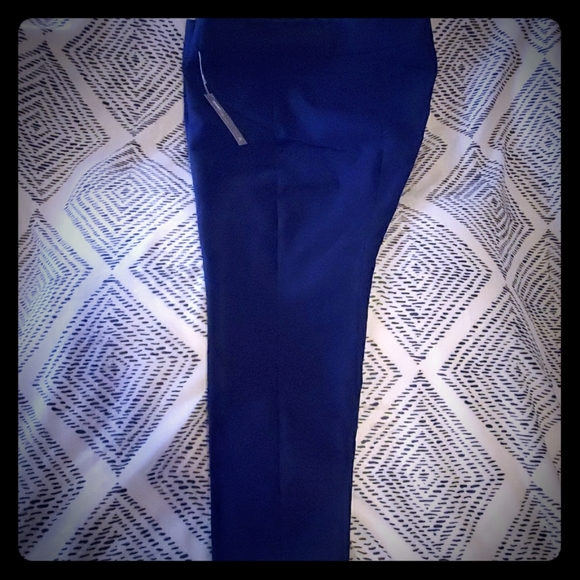 LOFT Pants - Ann Taylor Loft Navy Blue skinny ankle pants